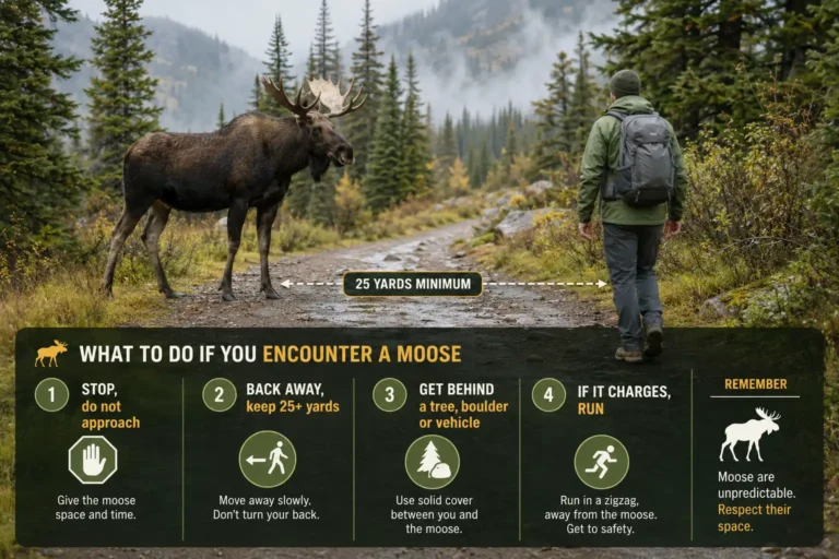 What to Do if You See a Moose While Hiking? What You Need to Know