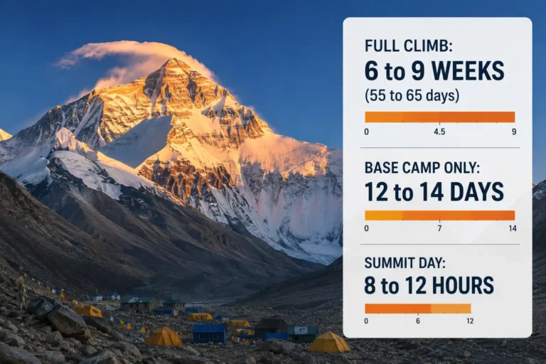 How Long Does It Take to Hike Mount Everest? Full Timeline