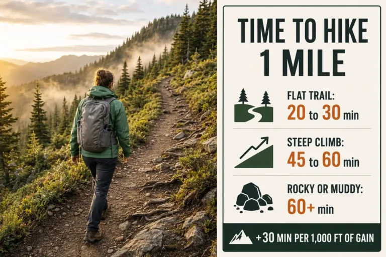 How Long Does It Take to Hike a Mile? Pace by Terrain and Grade