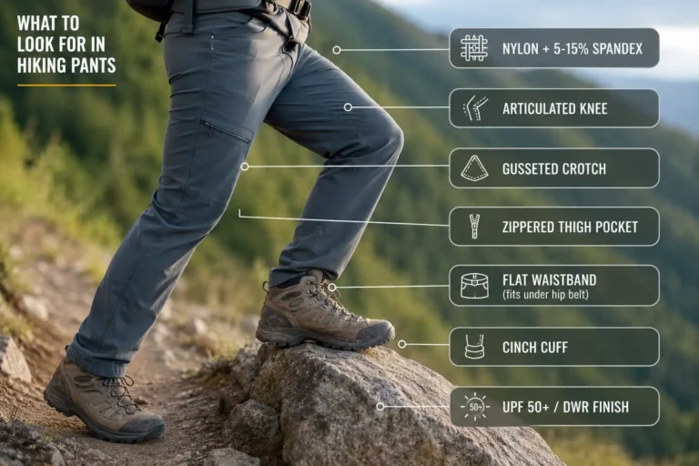 What to Look for in Hiking Pants: Fabric, Fit, and Features