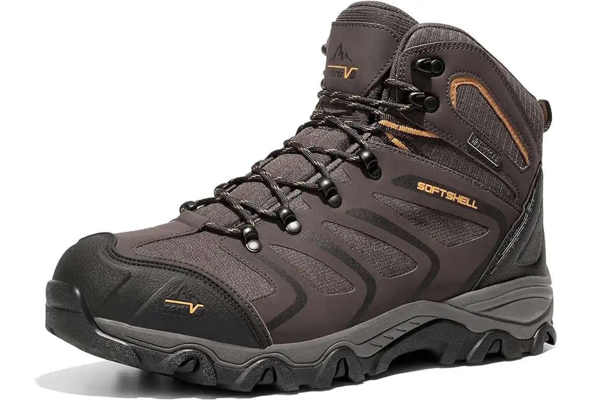 NORTIV 8 Mens Ankle High Waterproof Hiking Boots NORTIV 8 Mens Ankle High Waterproof Hiking Boots