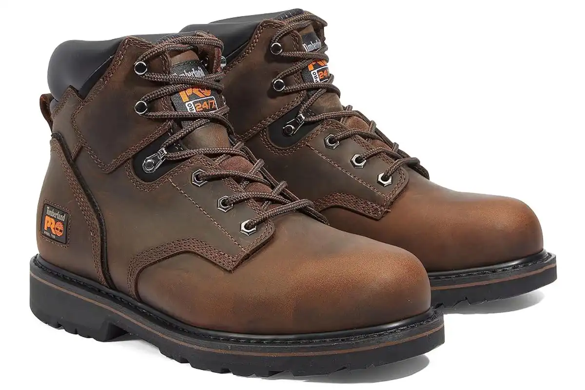 Timberland PRO Mens Pit Boss 6 Inch Steel Safety Toe Industrial Work Boot Timberland PRO Mens Pit Boss 6 Inch Steel Safety Toe Industrial Work Boot