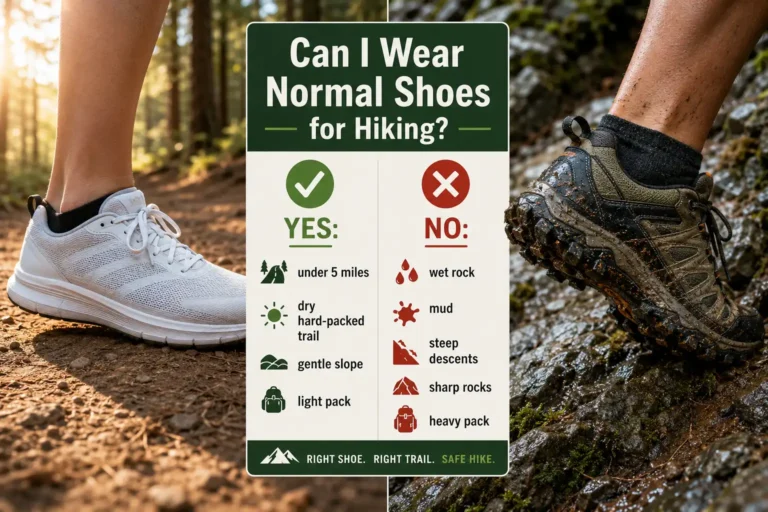 Can I Wear Normal Shoes for Hiking? What to Know First