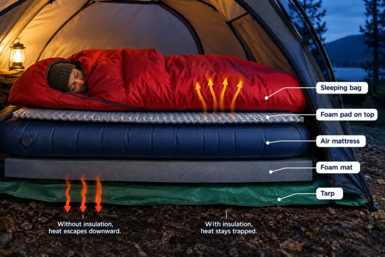 How to Keep an Air Mattress Warm When Camping (Full Guide)