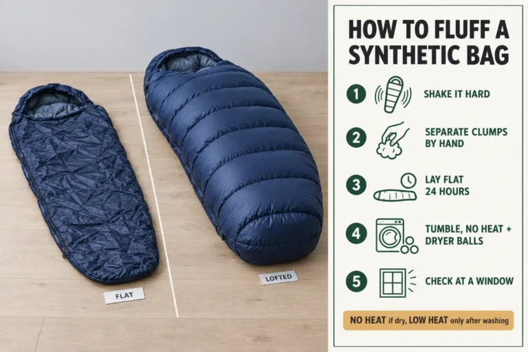 How to Fluff Up a Synthetic Sleeping Bag: 5 Steps That Work