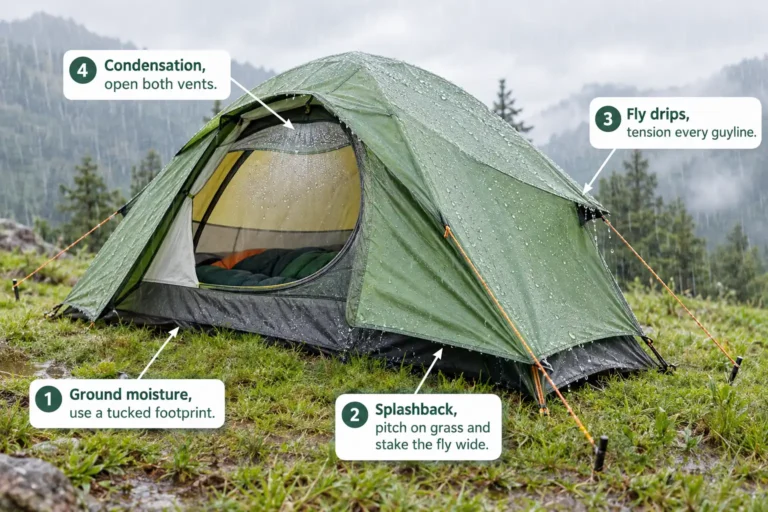 How to Keep Tent Floor Dry in Rain: Fixes That Actually Work