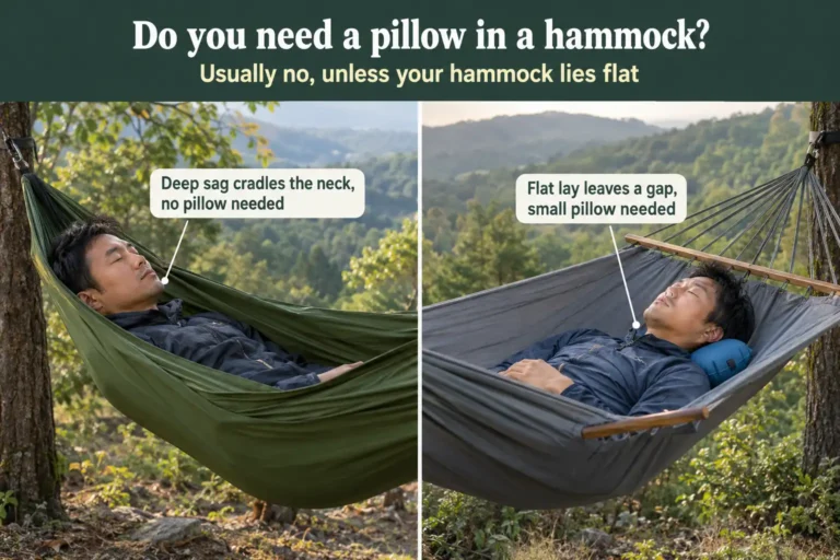 Do You Need a Pillow in a Hammock? Sleep Without Neck Pain
