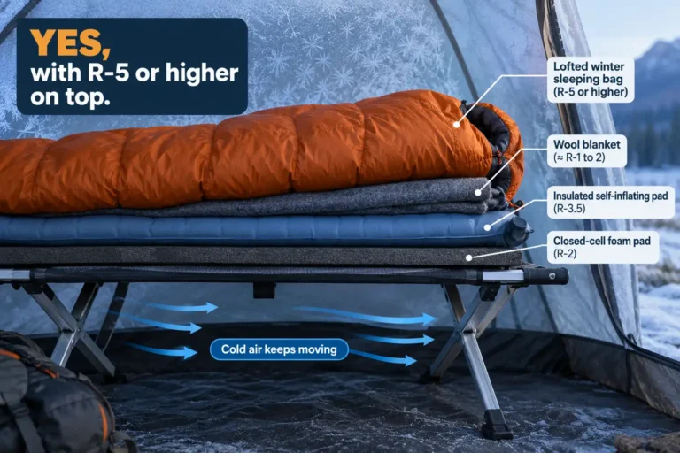 Are Cots Good for Winter Camping? What You Need on Top