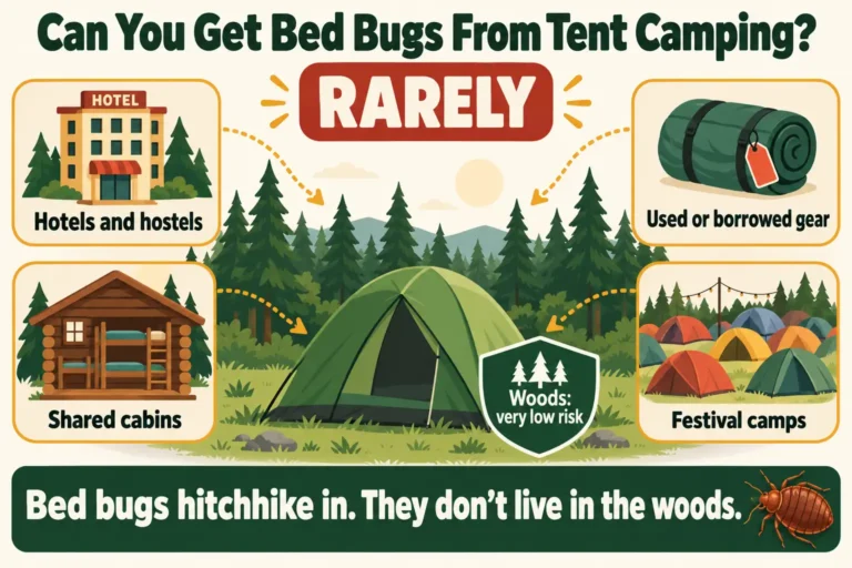 Can You Get Bed Bugs From Tent Camping? Risks, Signs, and Fixes