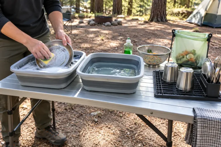 How to Wash Dishes While Camping: 7 Simple Steps